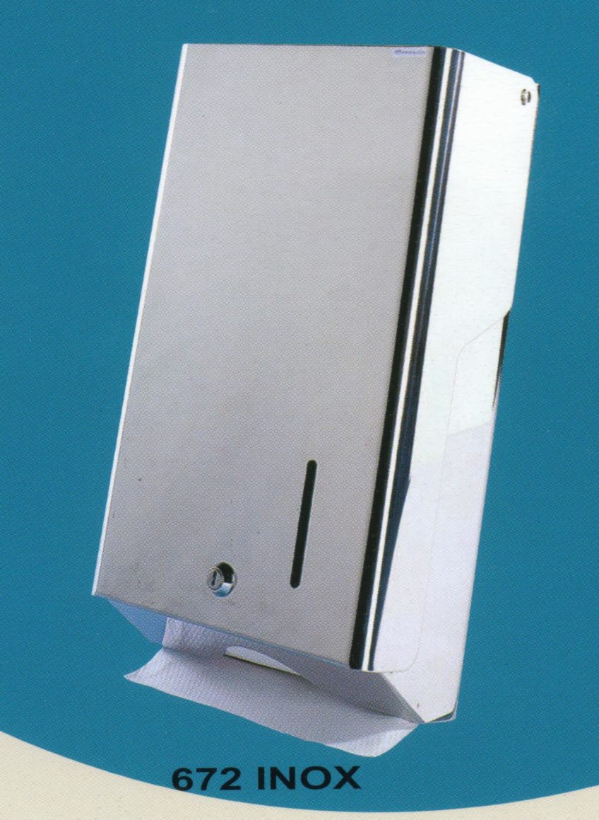 Handtuchspender Kunststoff in Metall/Chrom-Optik Papierspender 